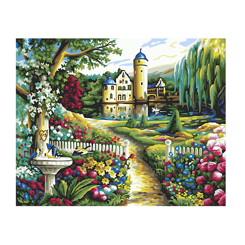 DIY Painting By Numbers - Splendid Castle  (16"x20" / 40x50cm)
